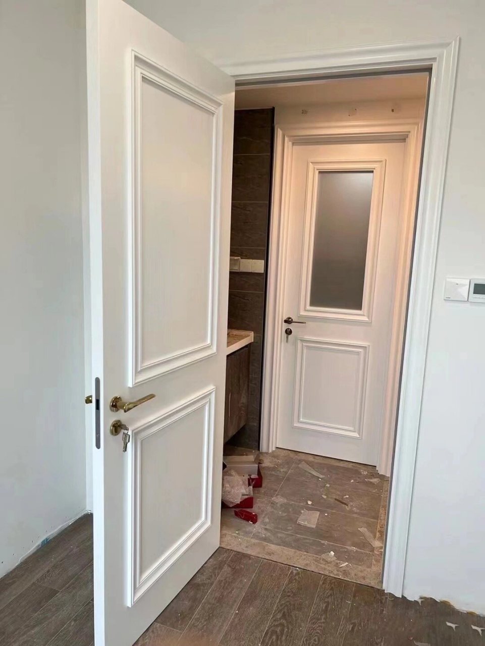 " "白墙配白门95效果到底怎么样呀?