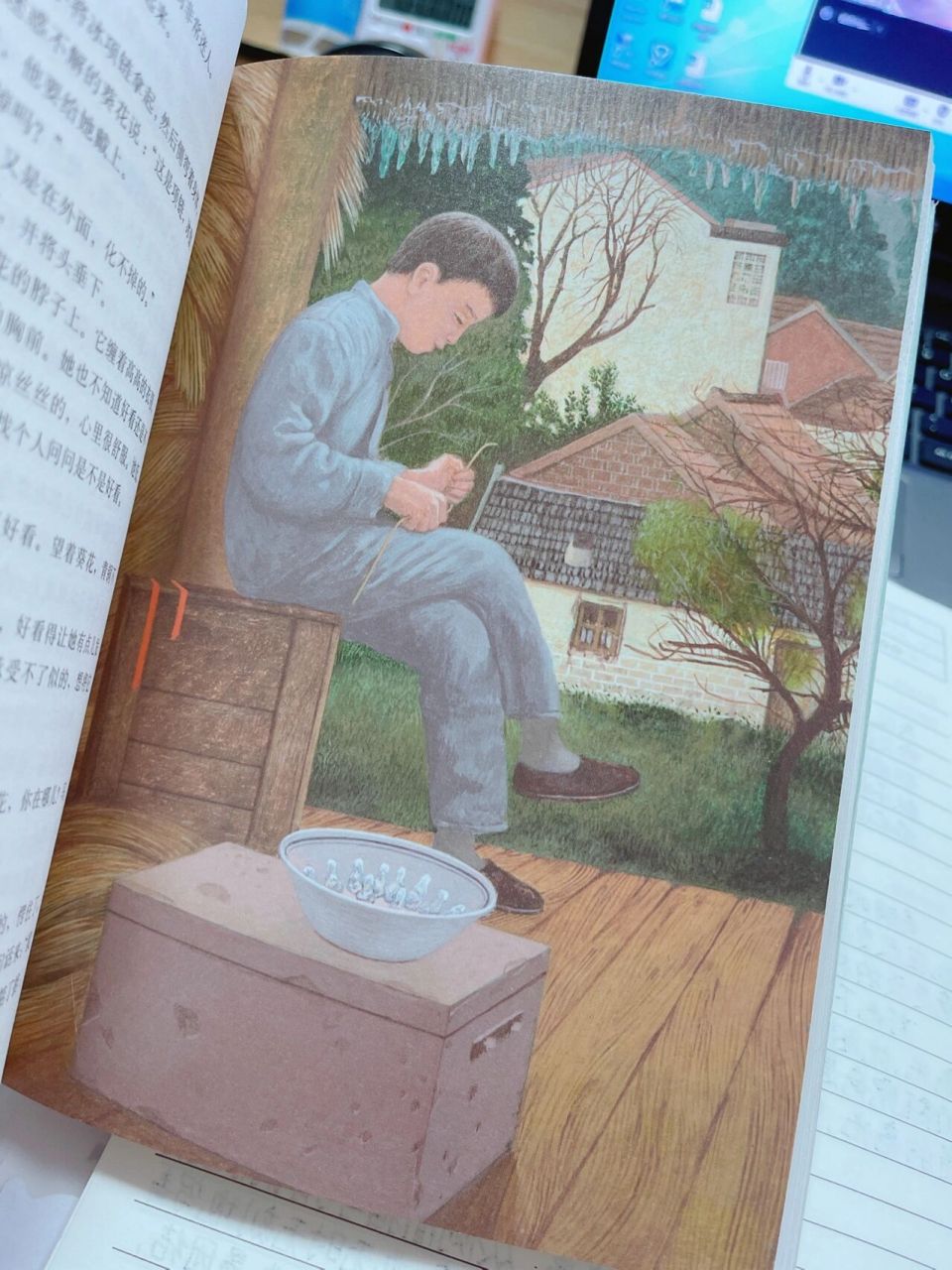 《青铜葵花》读书笔记第六章冰项链 欢迎大家给我留言,我们互相学习