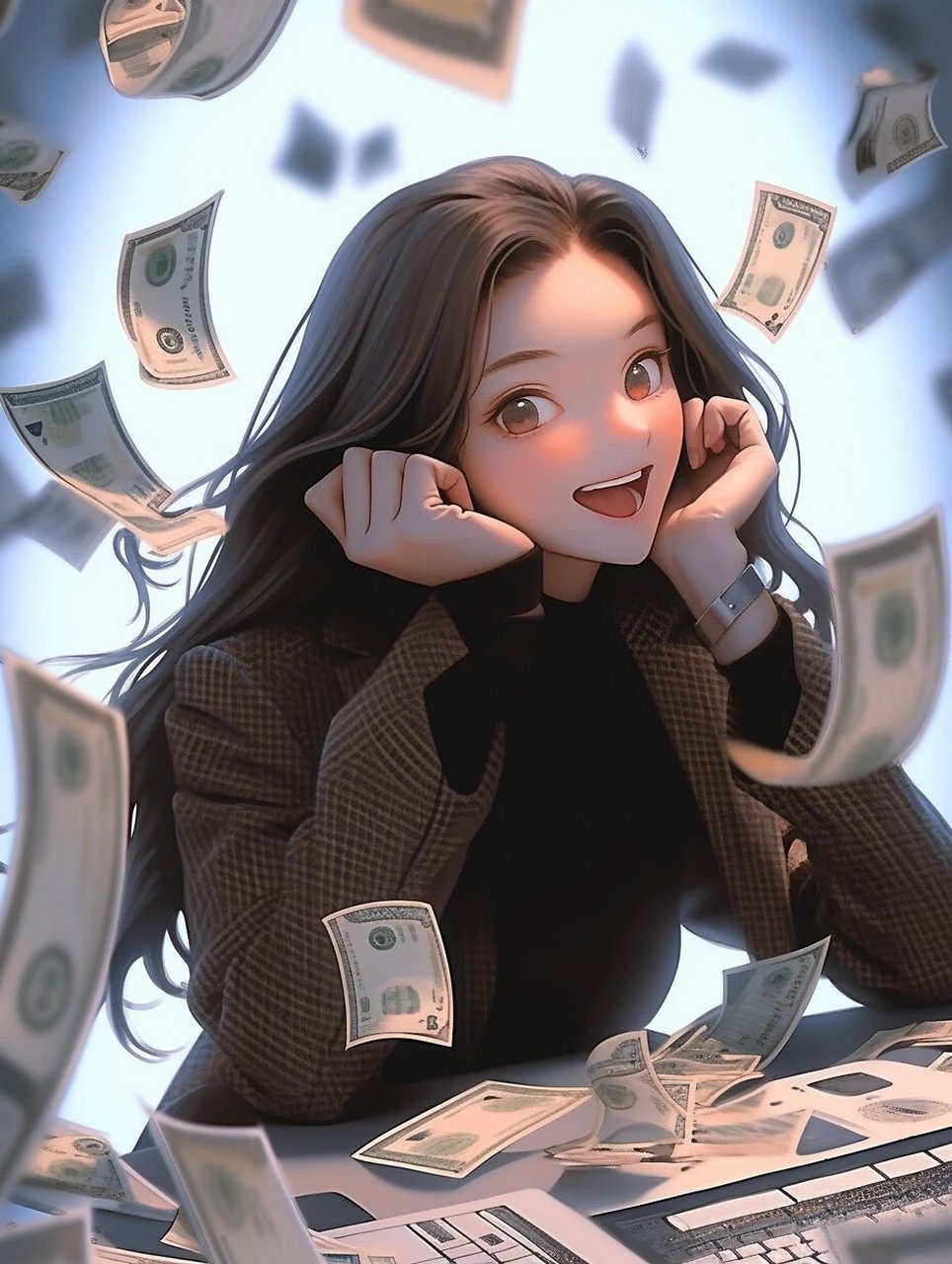 谁还不是个小富婆呢/女生头像/暴富头像