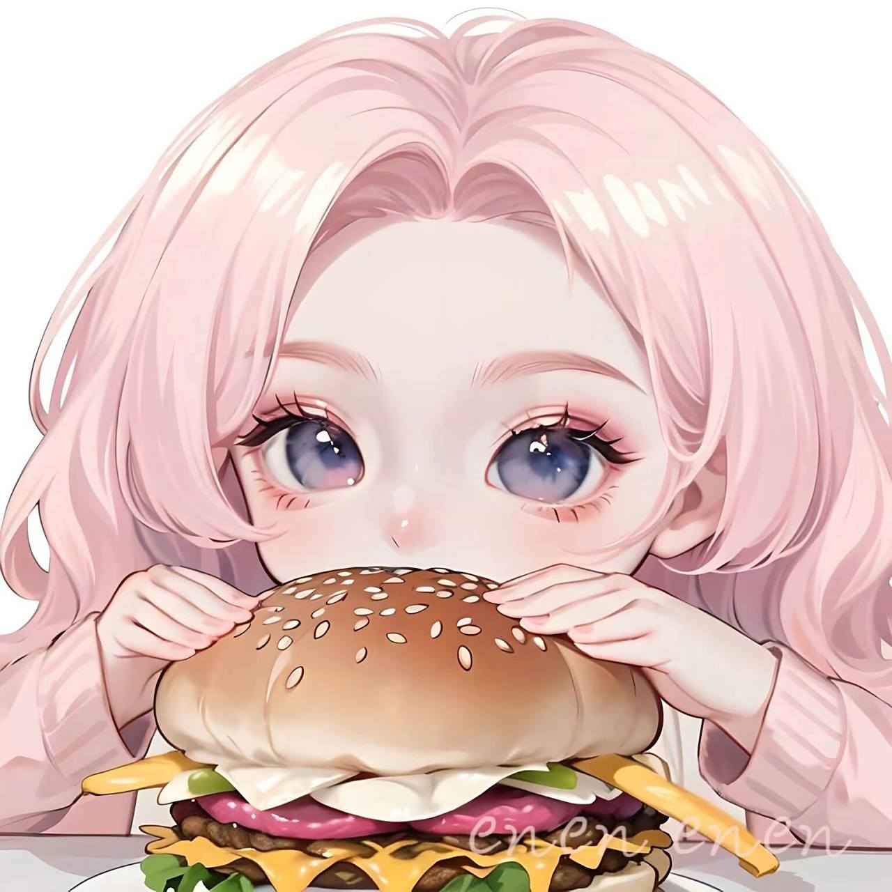 吃货女生闺蜜头像           图片由mewxai生成