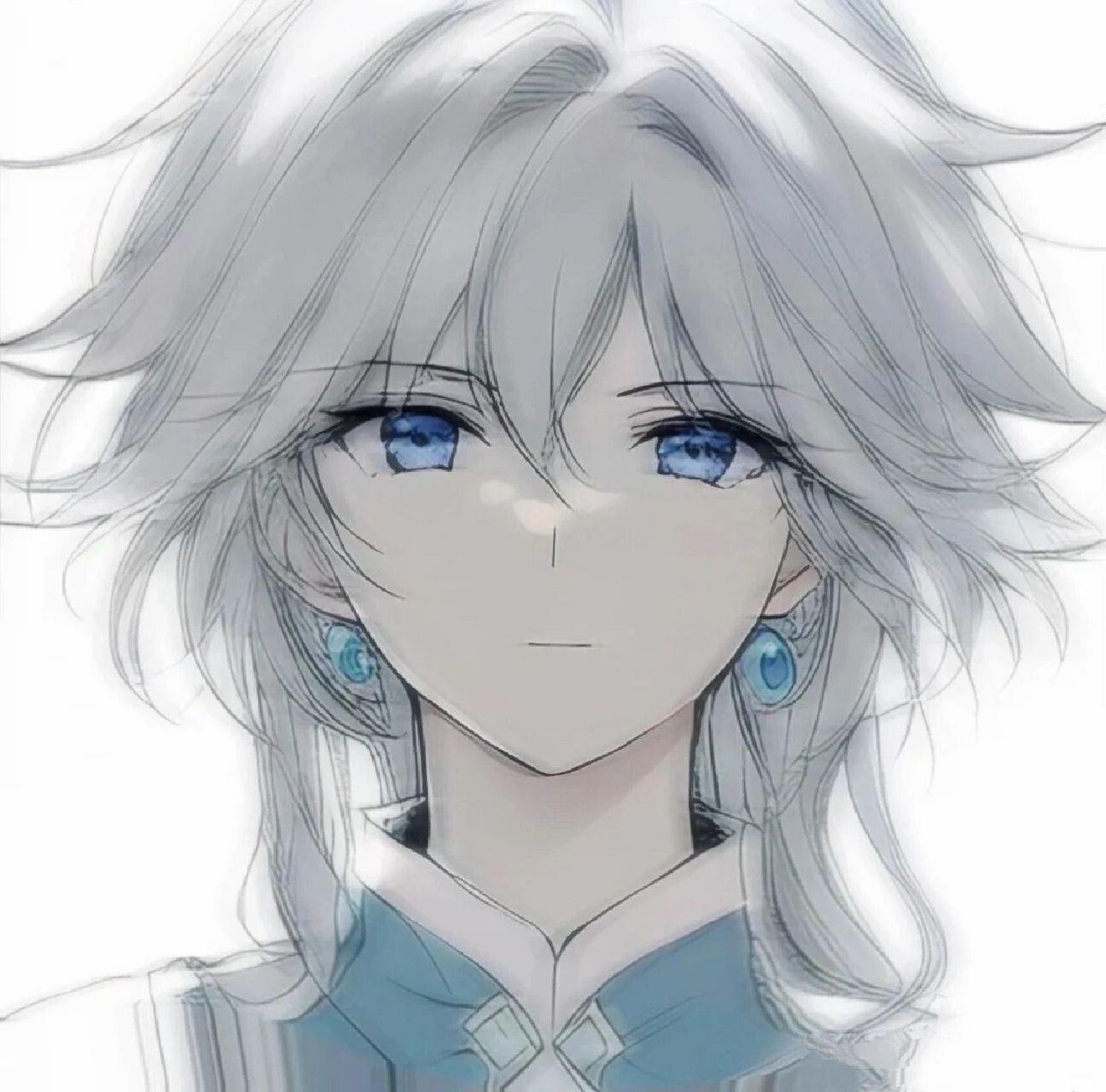 动漫头像男,模糊感