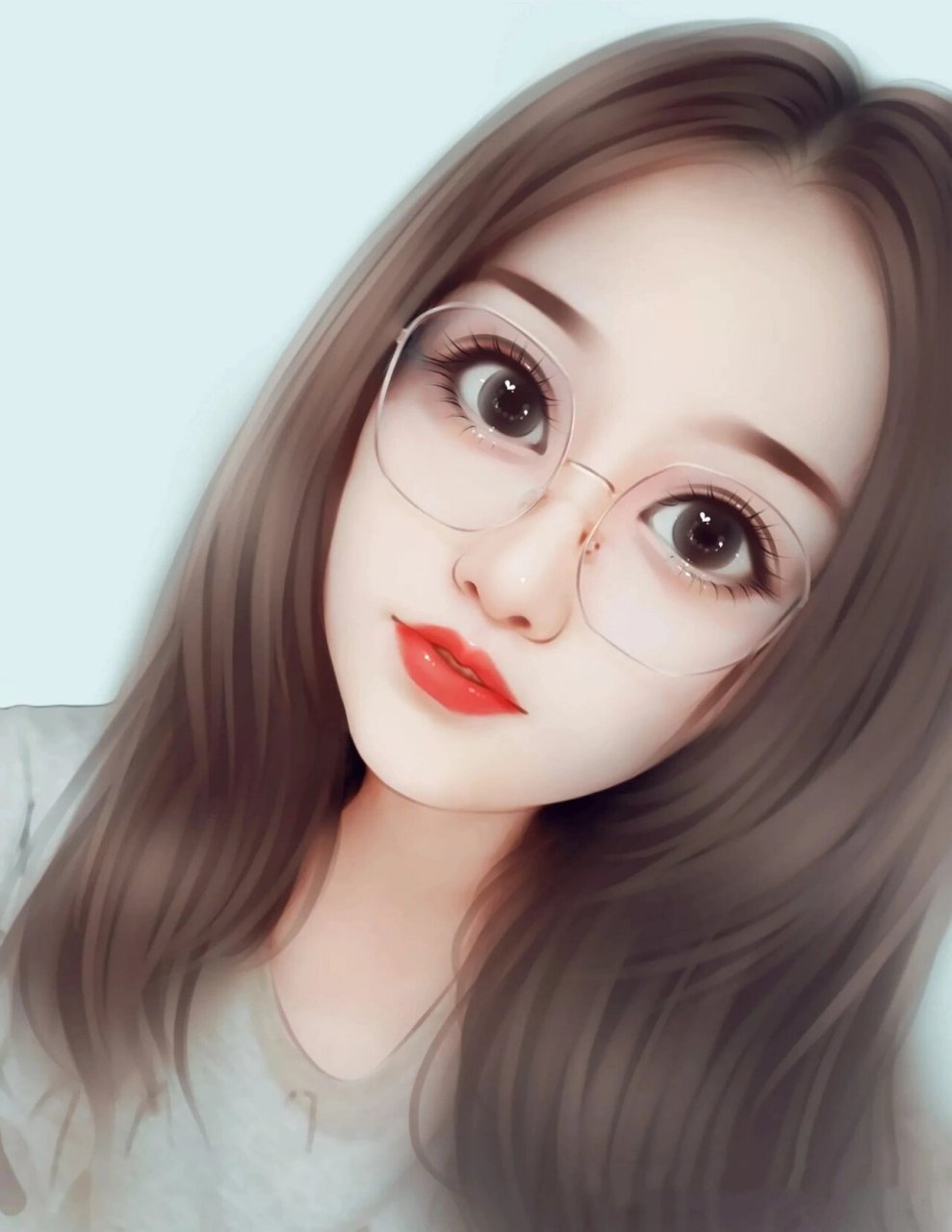 很哇噻的女孩意境唯美手绘女生头像,霸气高冷伤感