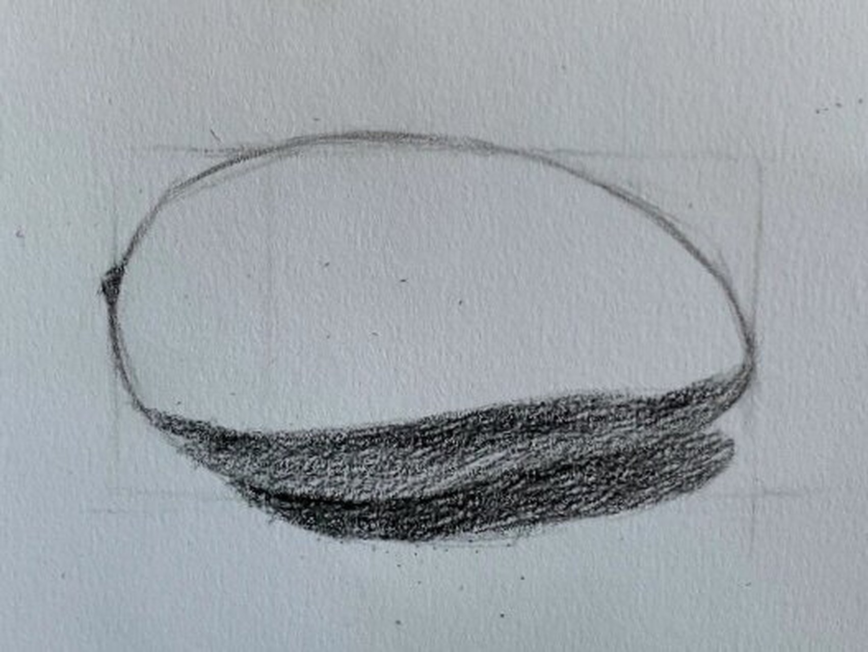 素描芒果步骤图 直接开始画,禁止放收藏落灰好吗?#素描# #绘画