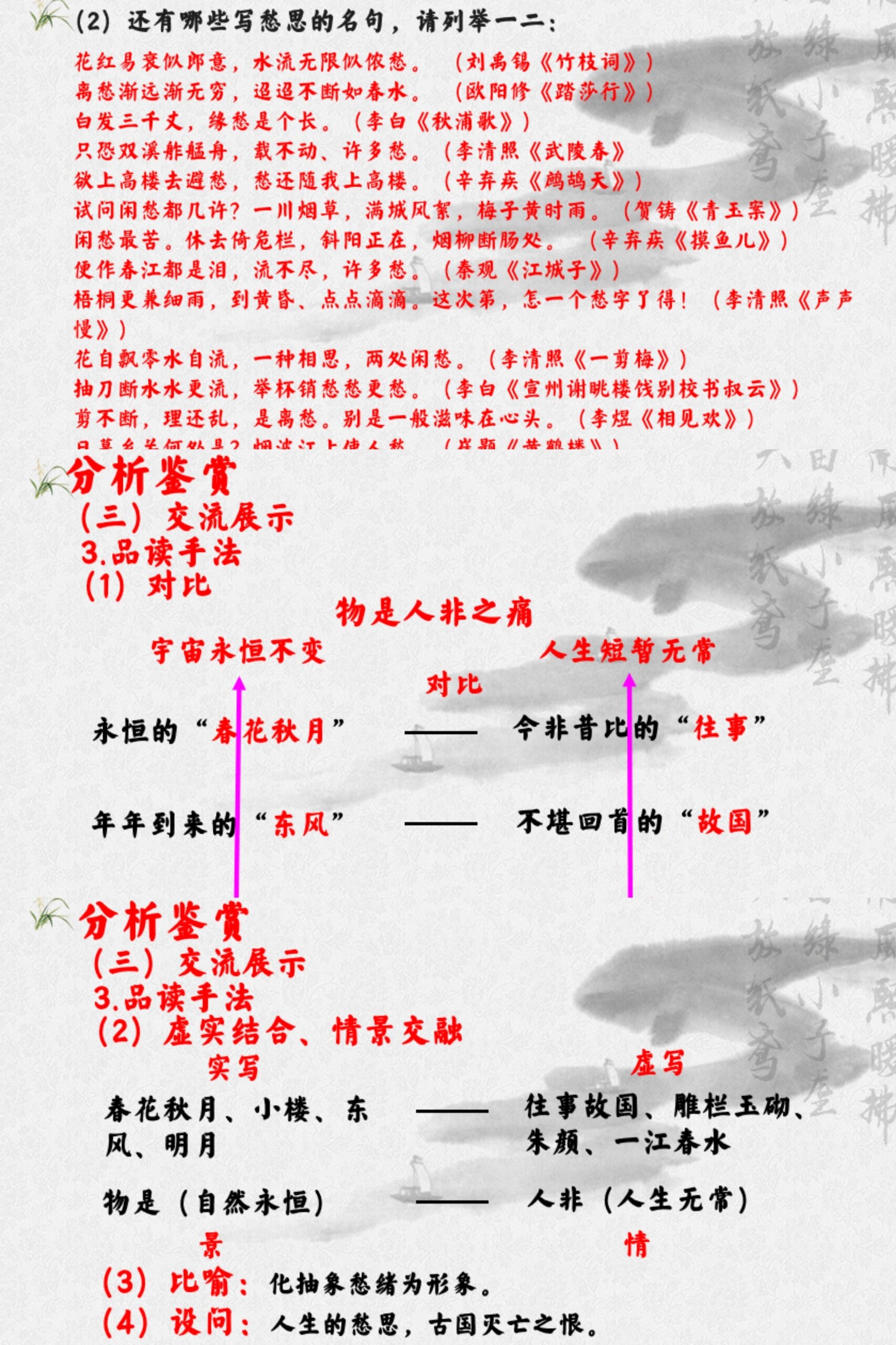 高中语文必修上《虞美人》 【教学目标】 1.