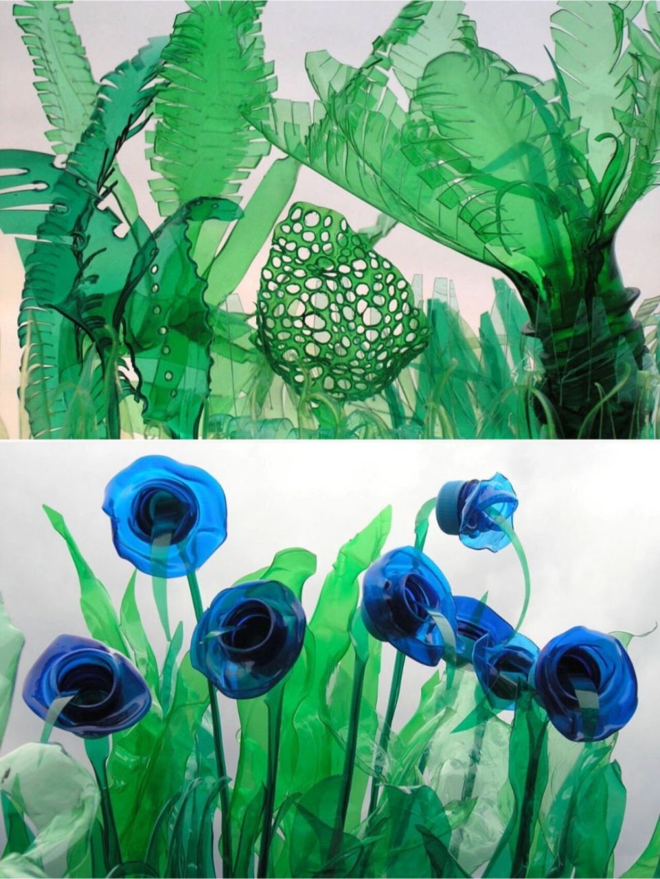 垃圾也能变成艺术品 塑料瓶改造 塑料瓶是我们身边比较常见的物品.