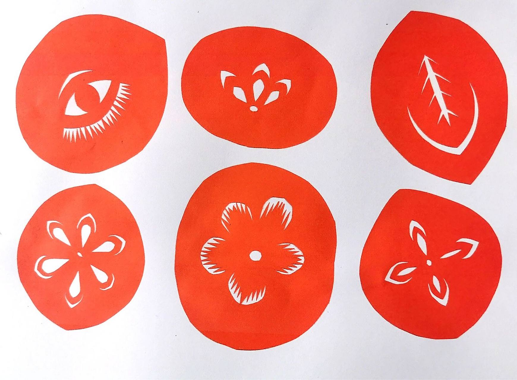 剪纸常用纹样(更新)   剪纸基础纹样,剪纸纹样组合图案练习参考.