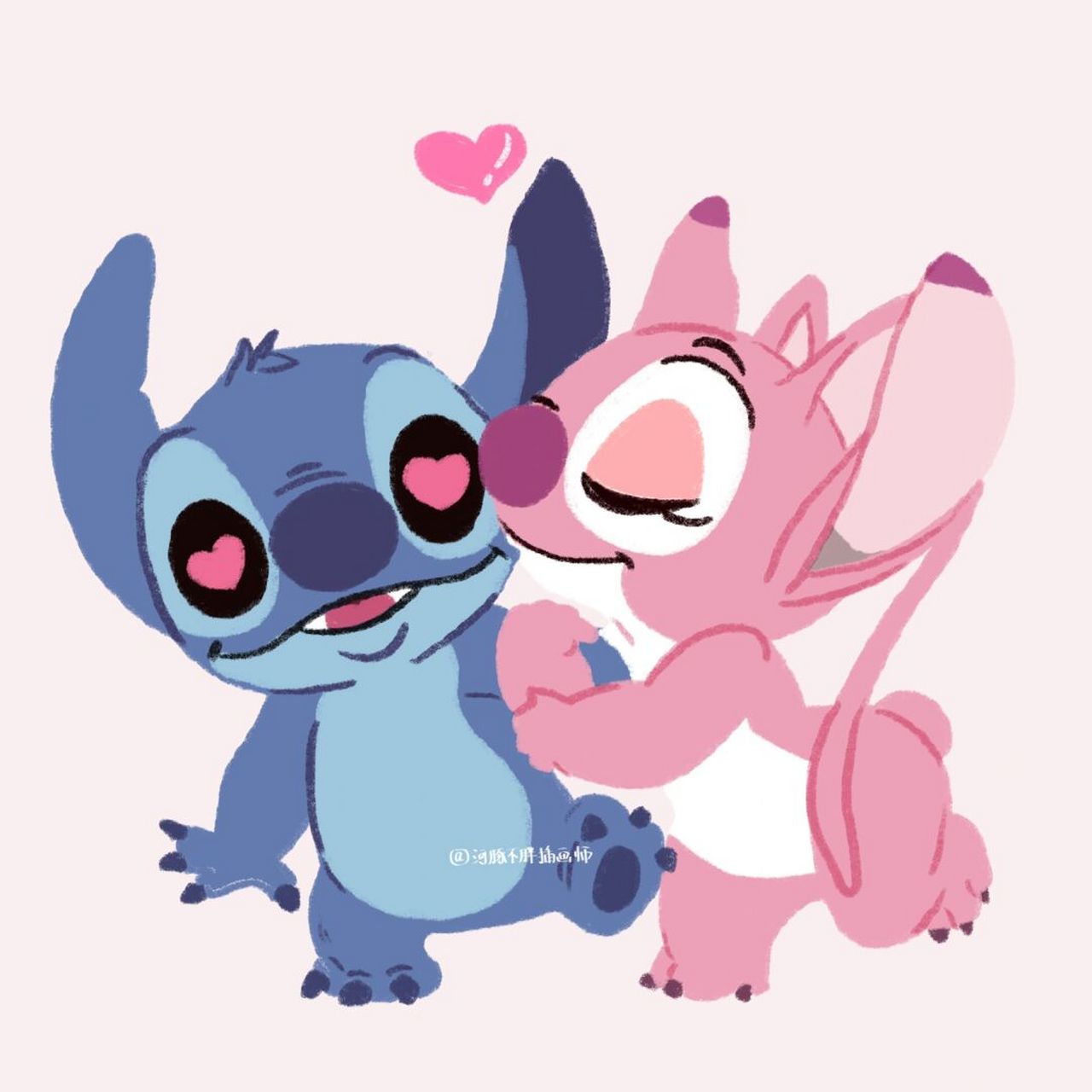 史迪仔# #可爱情头# #优质情头# #动漫情头# #史迪奇# #头像# #情侣