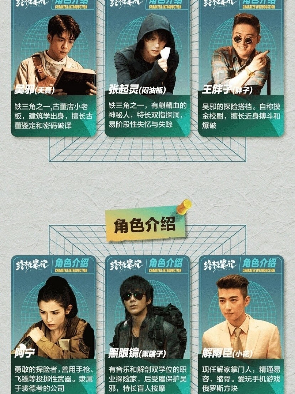 《终极笔记》人物关系图! #关系图