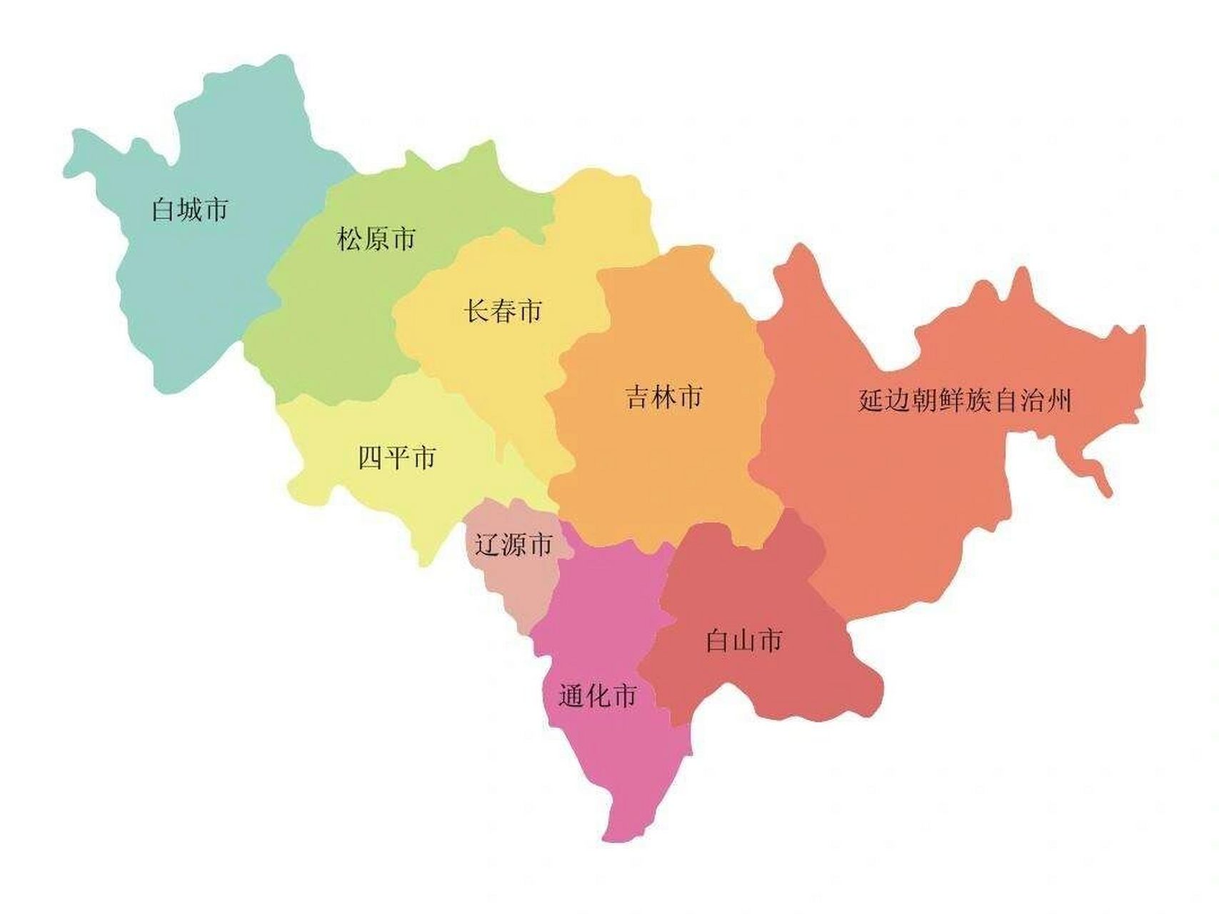 东北三省地图