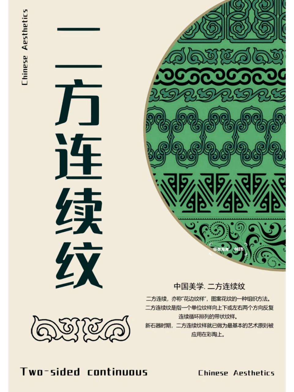 二方连续纹9899 94二方连续,亦称"花边纹样",图案花纹的一种