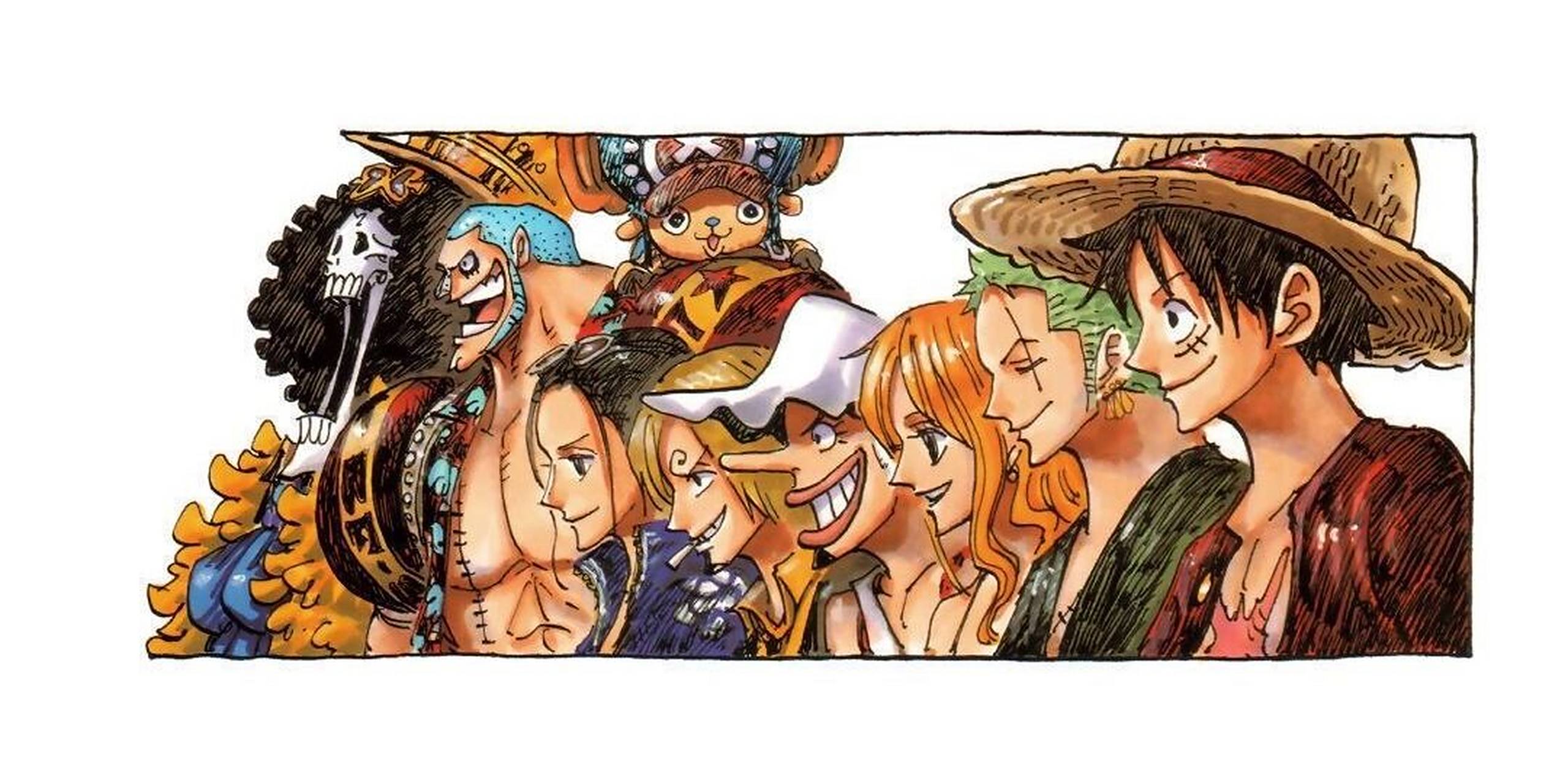 更一波海贼王全家福壁纸 全家福壁纸爱了呀!