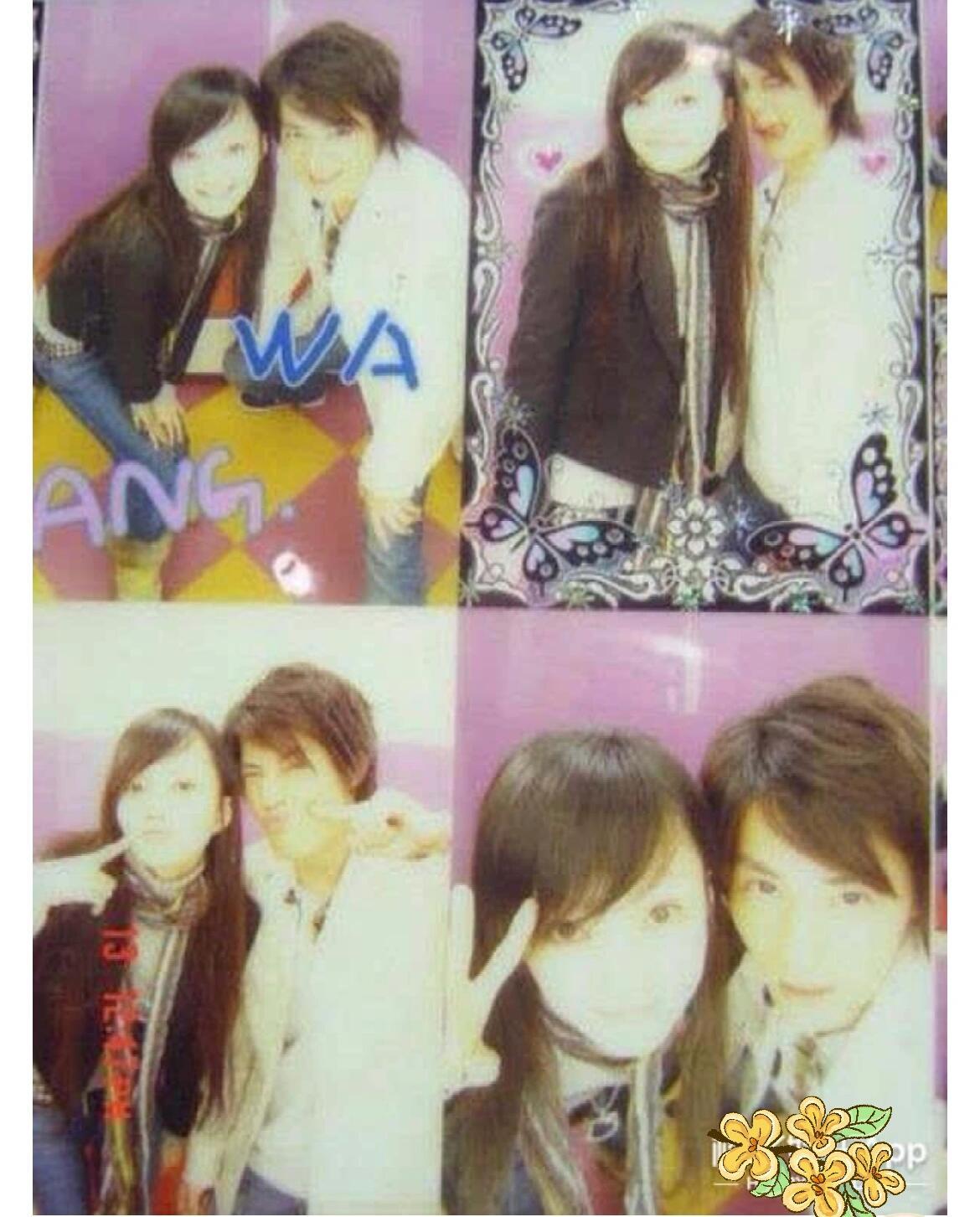 张韶涵和霍建华的大头贴 ,好有年代感