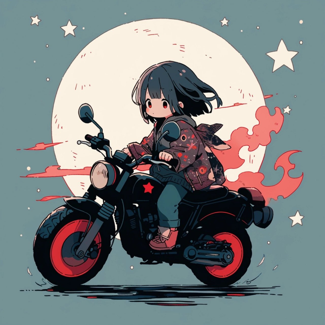 合集97超可爱机车头像 18张帅气机车宝贝,你更喜欢哪一个