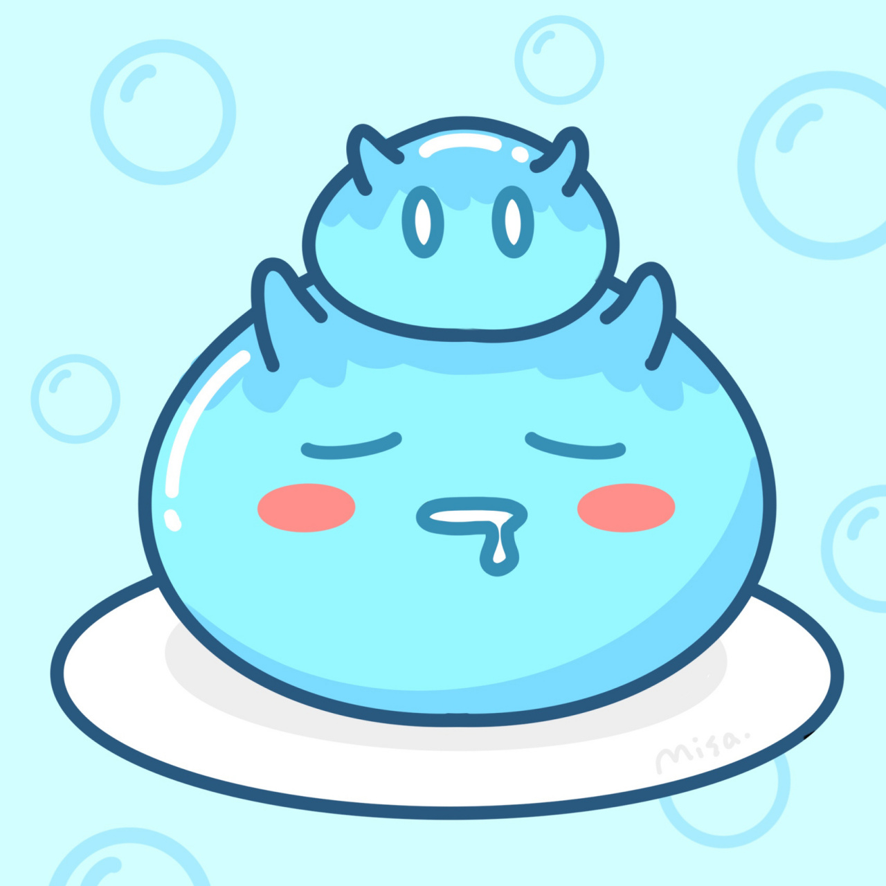 圆滚滚头像|原神史莱姆合集 圆滚滚的全属性史莱姆 可可爱爱一次性