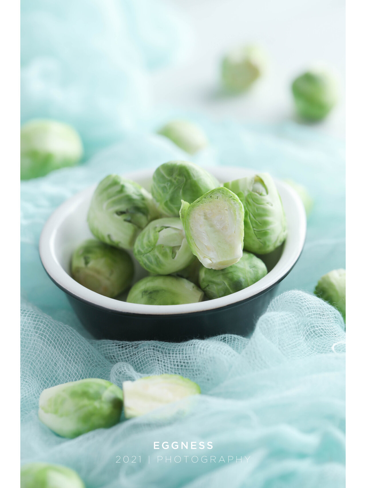 静物摄影 小甘蓝包菜