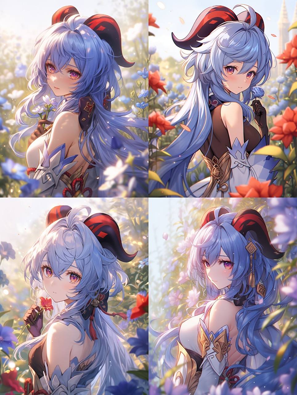 【原神人物】甘雨 | 精品美图 璃月七星的秘书,体内流淌着人类与仙兽