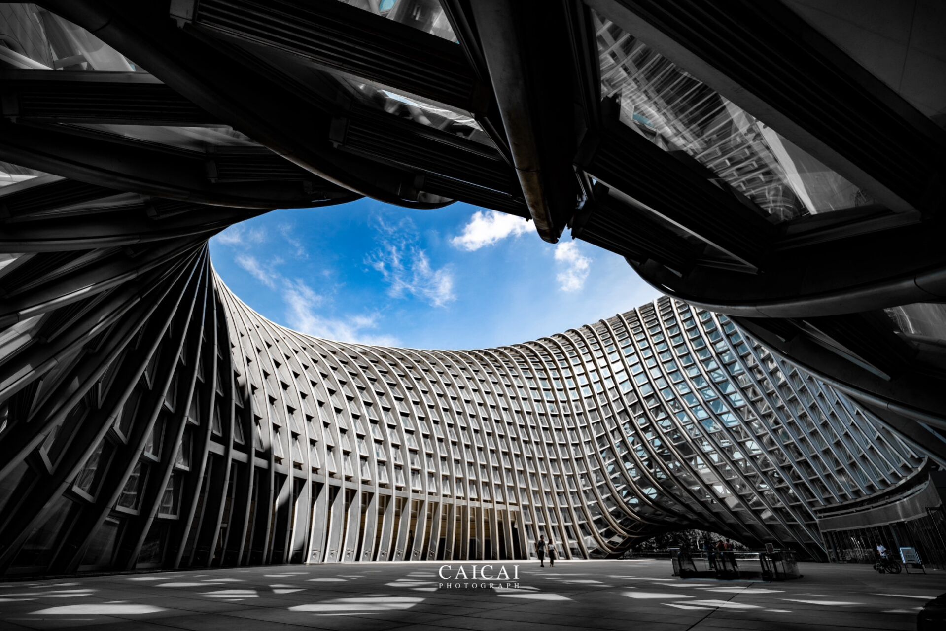 建筑摄影|凤凰中心|北京东三环的甜甜圈 趁着"中国摄影四十年"的展览