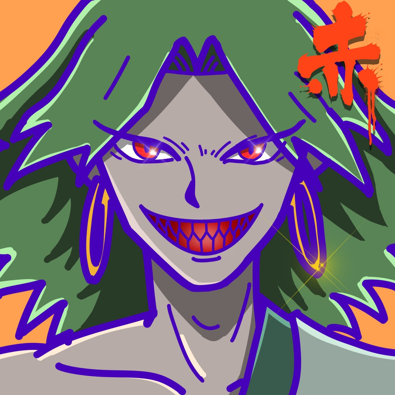 刺客伍六七 头像系列手绘 莲&权(赤牙)0606   夏日滤镜