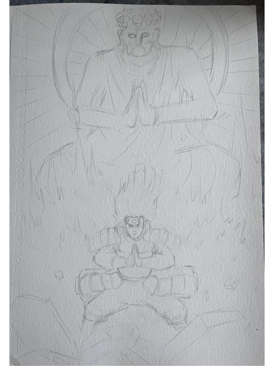 火影忍者千手柱间 下午随手涂涂画画