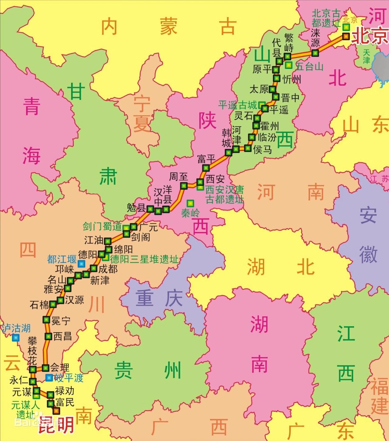 交通路线图解图片