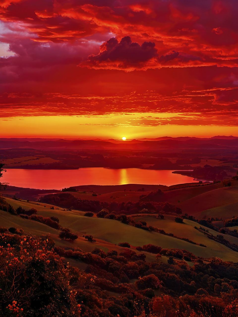 治愈系手机风景壁纸—朝霞 拿图请留痕,需要原图请私信,免费送.02