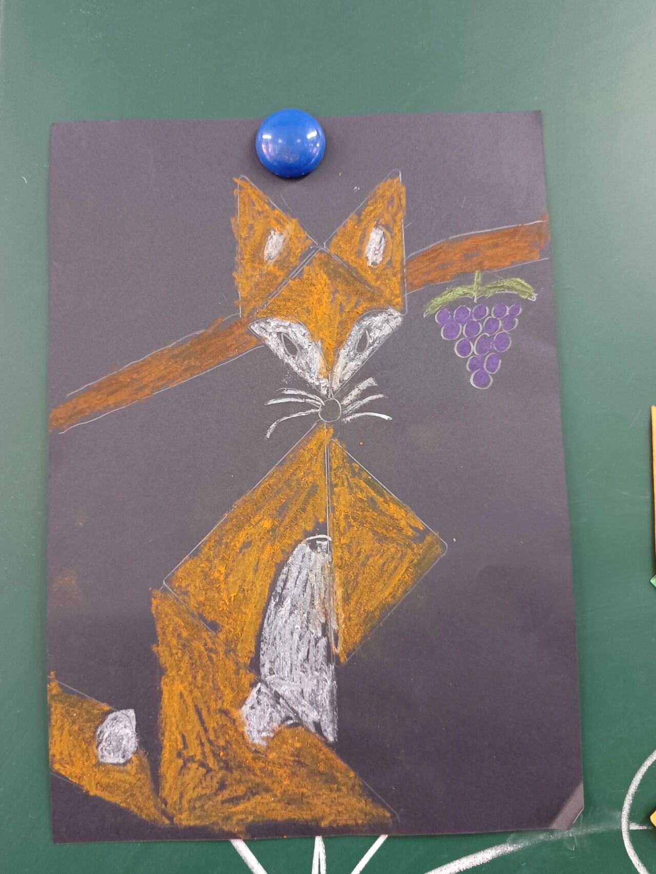 七巧板创意画——狐狸 孩子的创造力我是比不上的,只能给他们点点