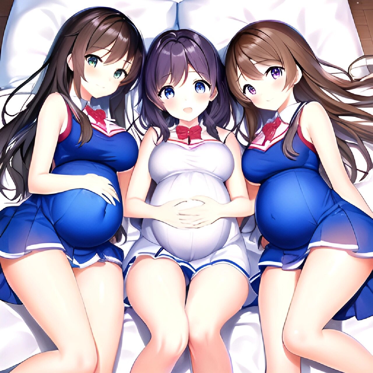 二次元可爱孕妇