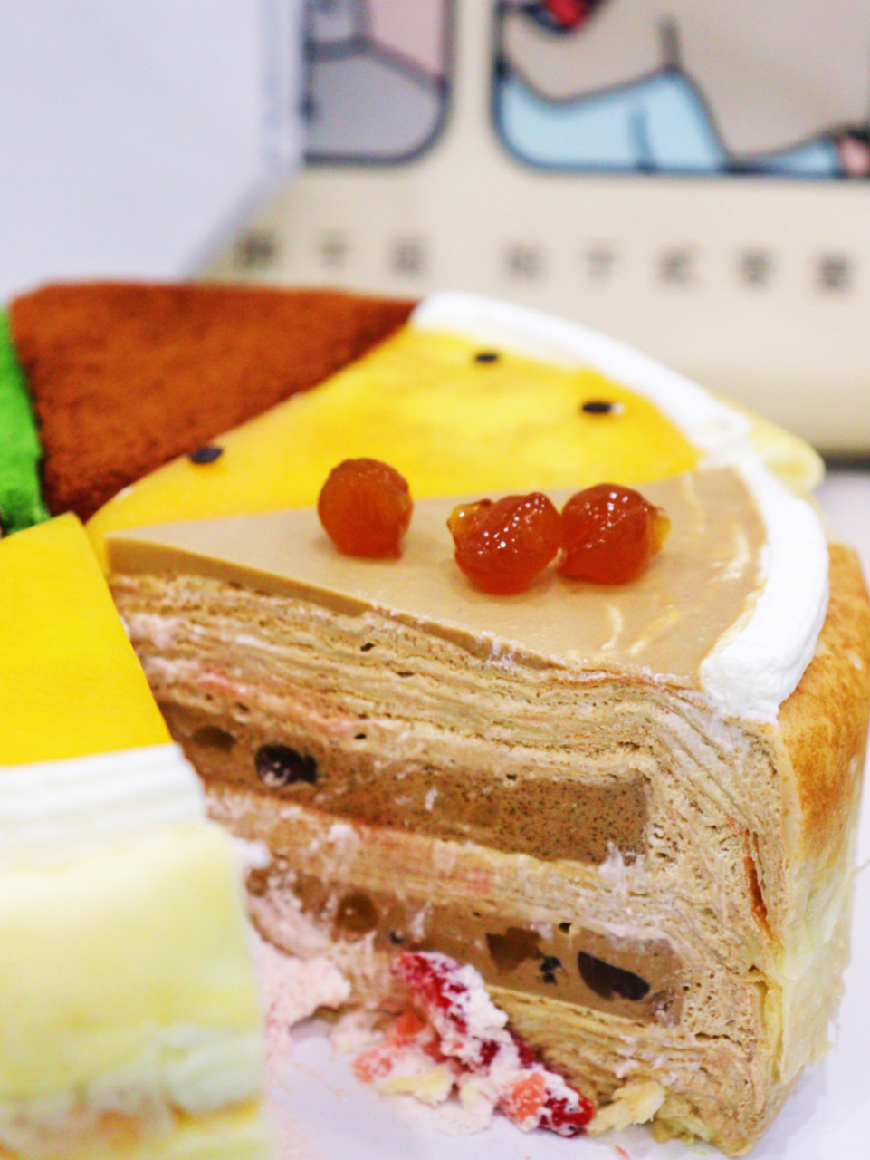 cunscake村上6寸八拼千层蛋糕 又是突然想吃甜品的下午90去了一家