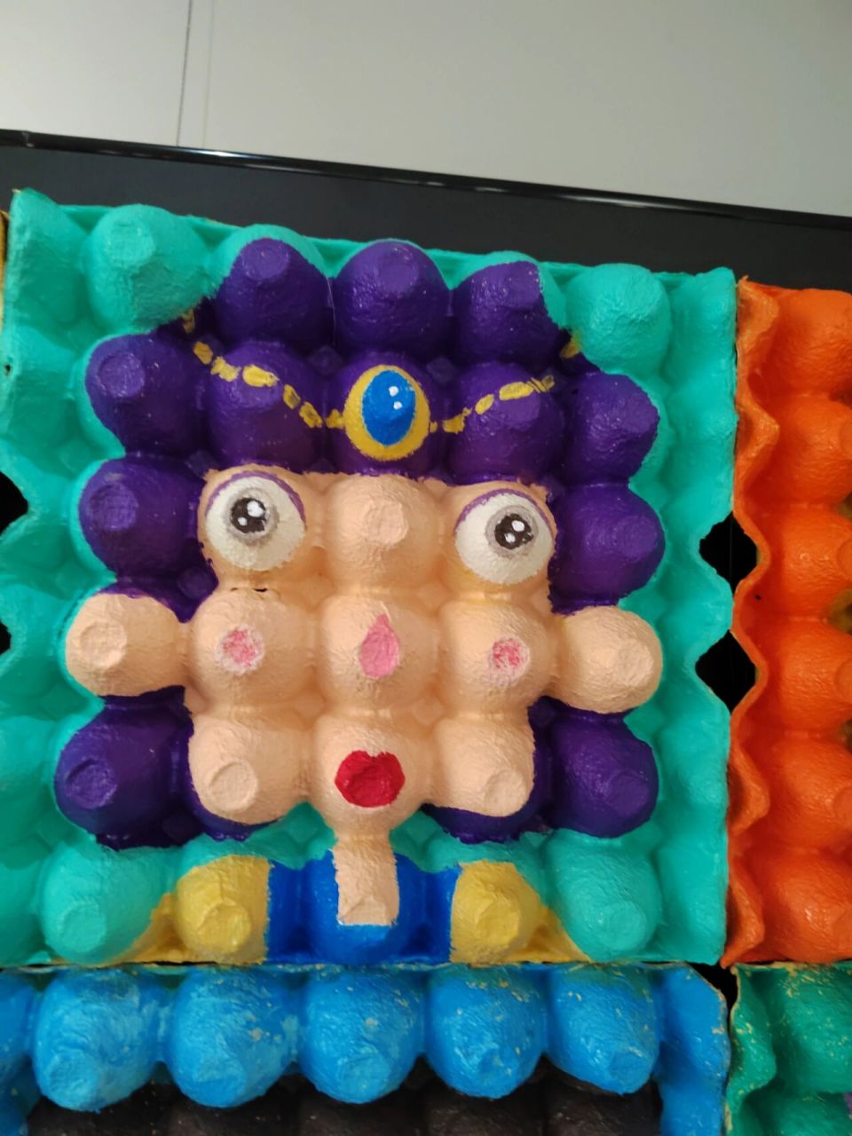 蛋托画/创意蛋托人物画 肖像风格第一波~第一波 #幼儿