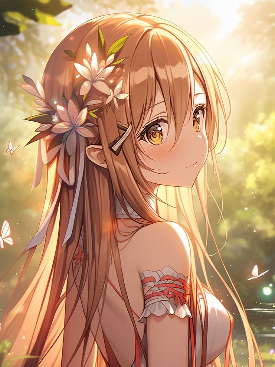 【刀剑神域】亚丝娜丨精美壁纸 (含完整壁纸)左下角进入  本是结城家