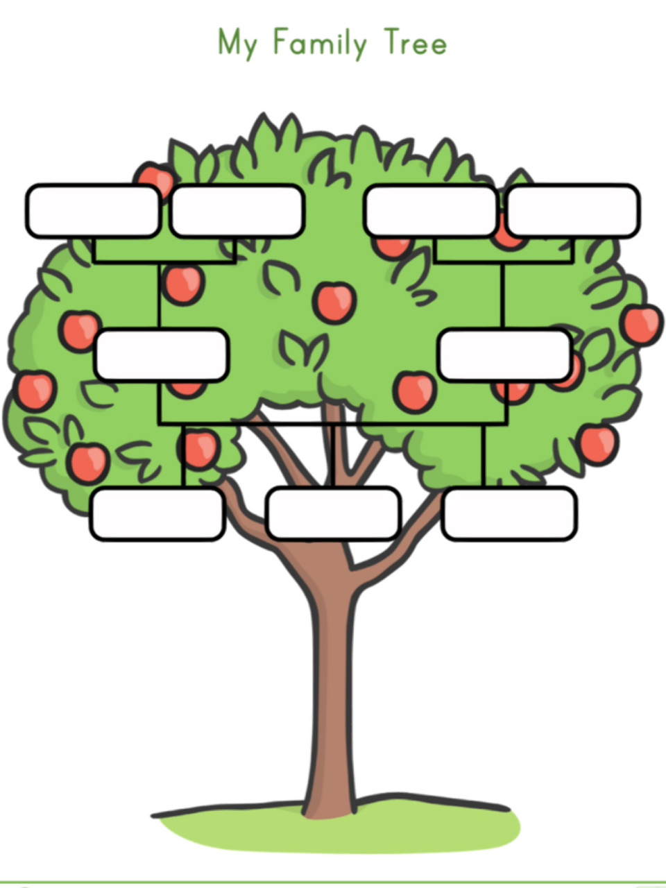 家族树谱系树图片