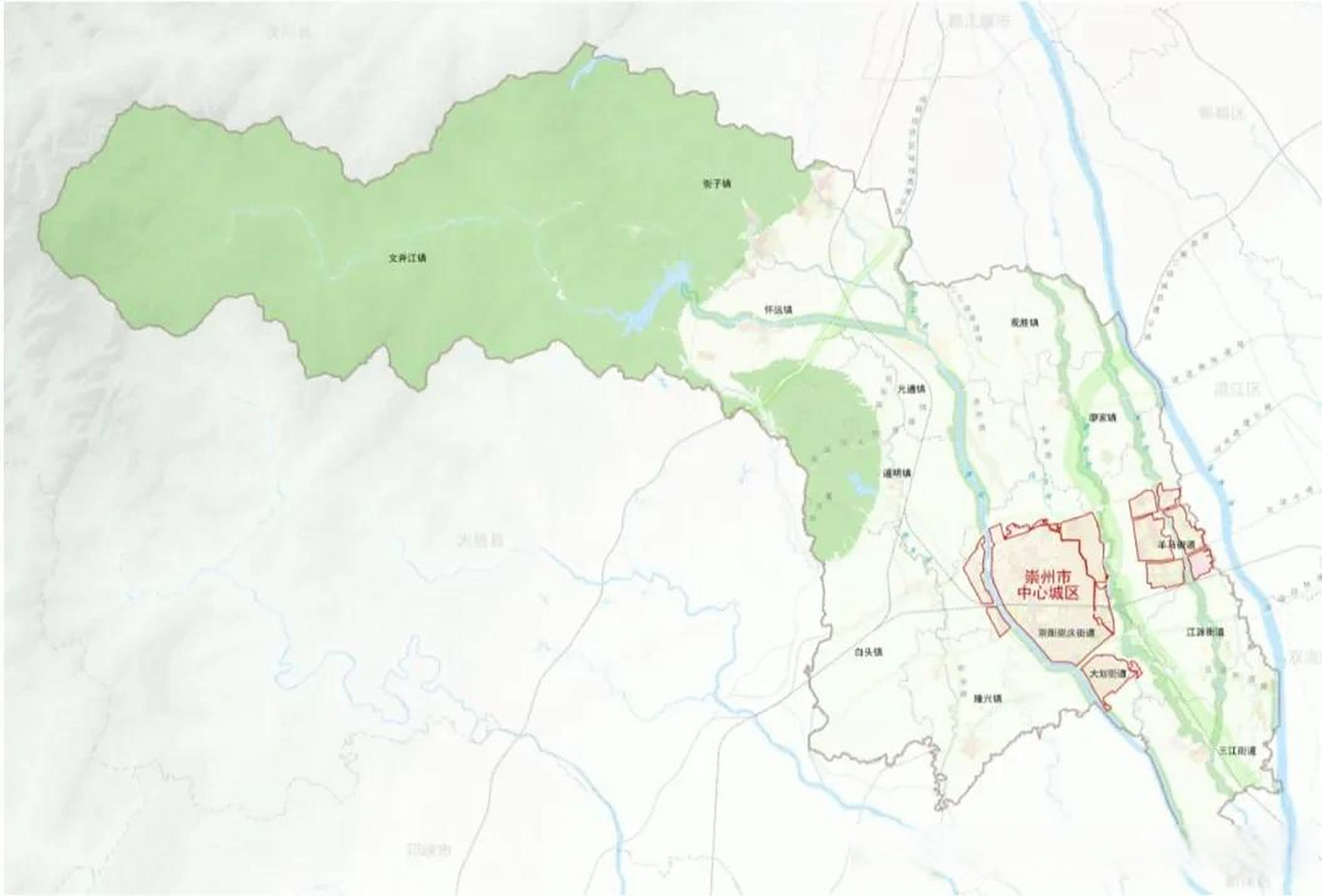 最新崇州市国土空间总体规划公示稿