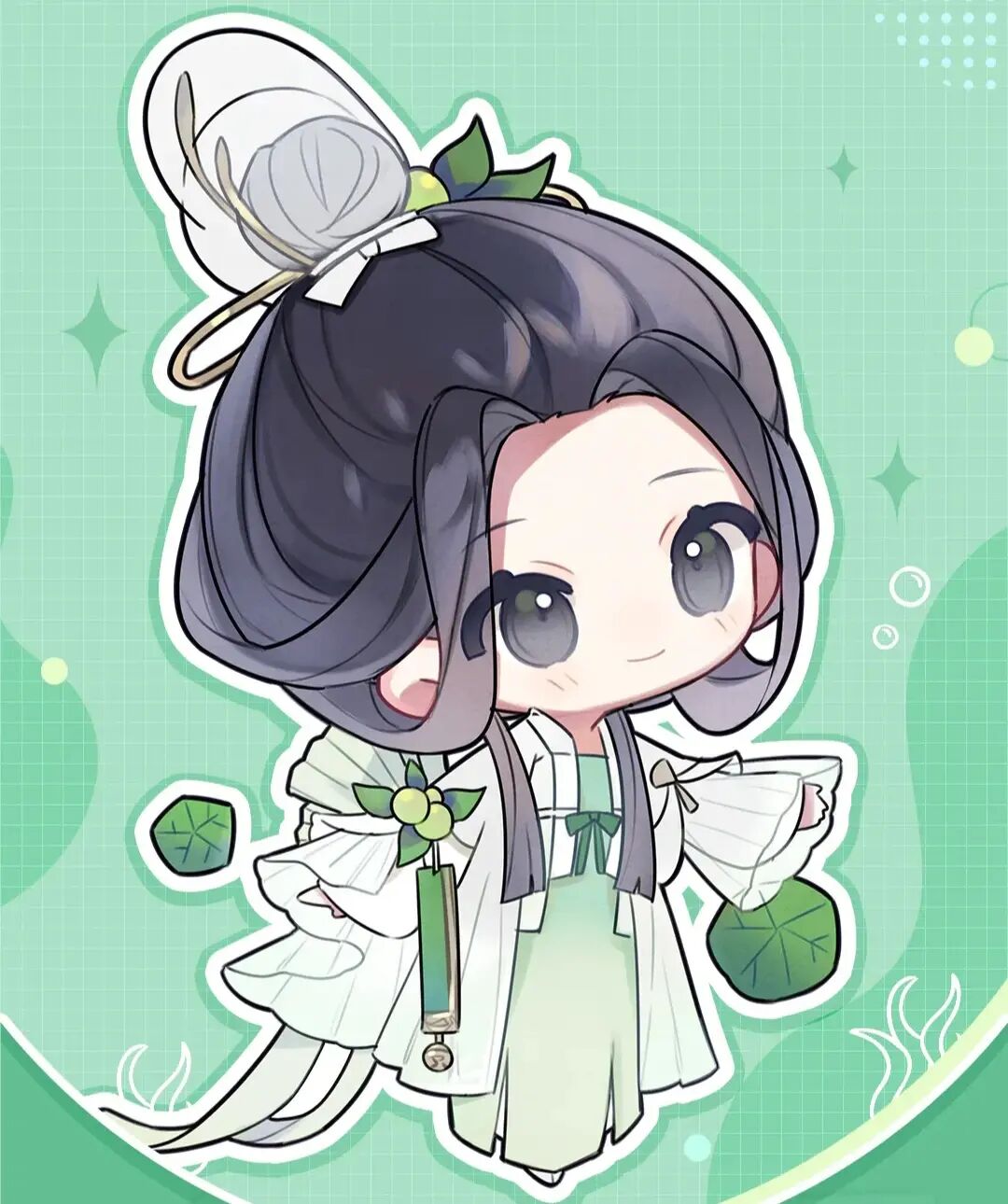 忘川风华录名士q版 名士q版也太可爱了吧,一口一个