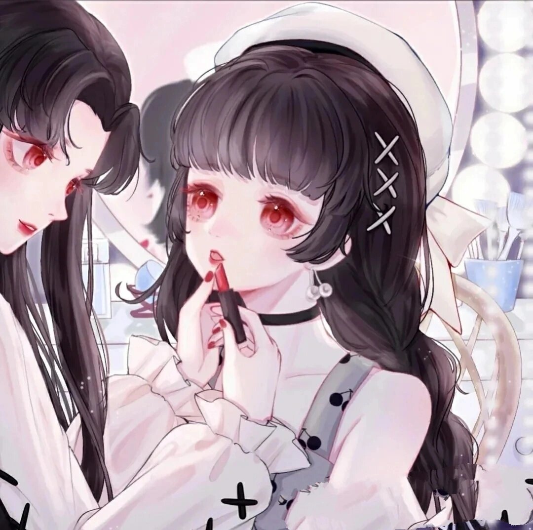 一甜一冷闺蜜头像