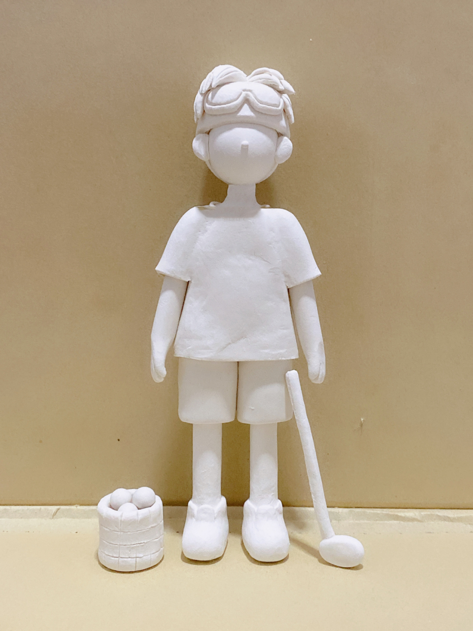 99来捏一个迷你版的男朋友|石塑粘土 07捏过很多男朋友了 05都