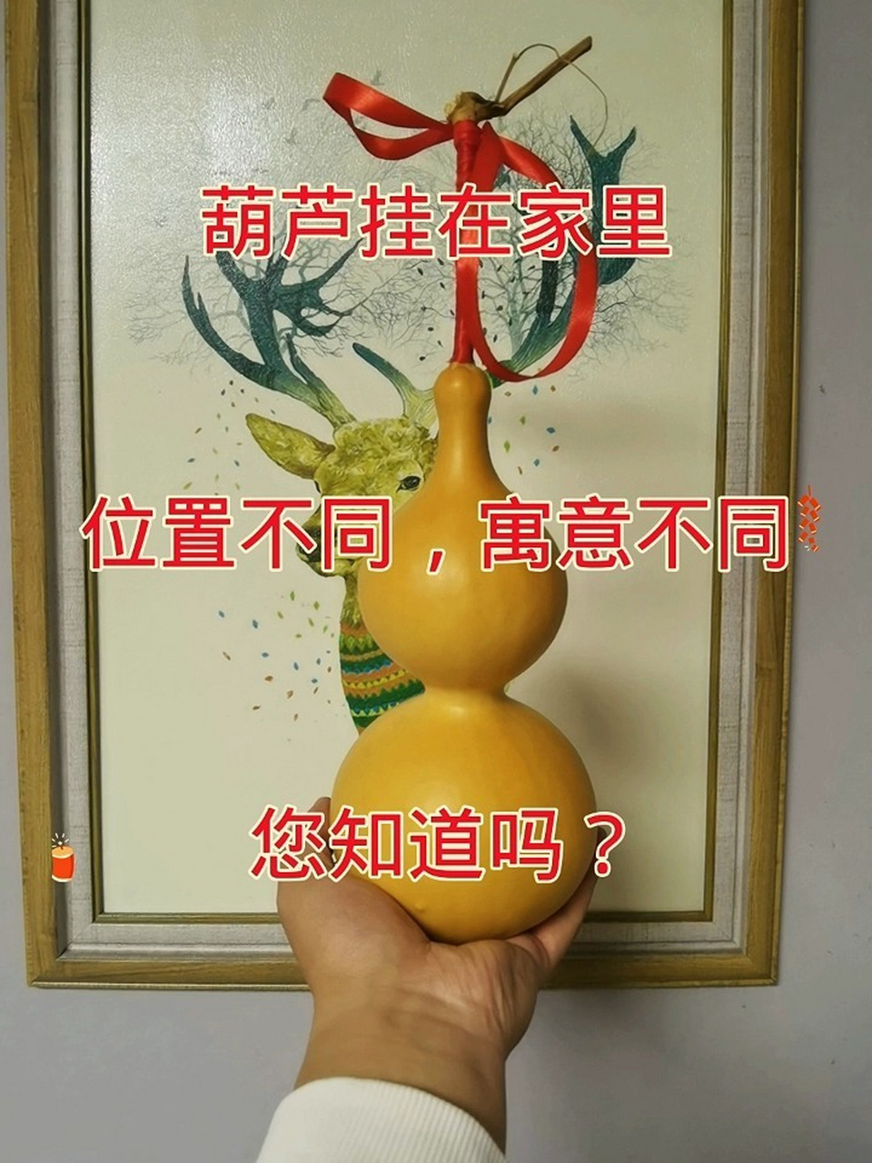 挂葫芦有学问 葫芦挂到家里位置不同,寓意不同,您知道吗?