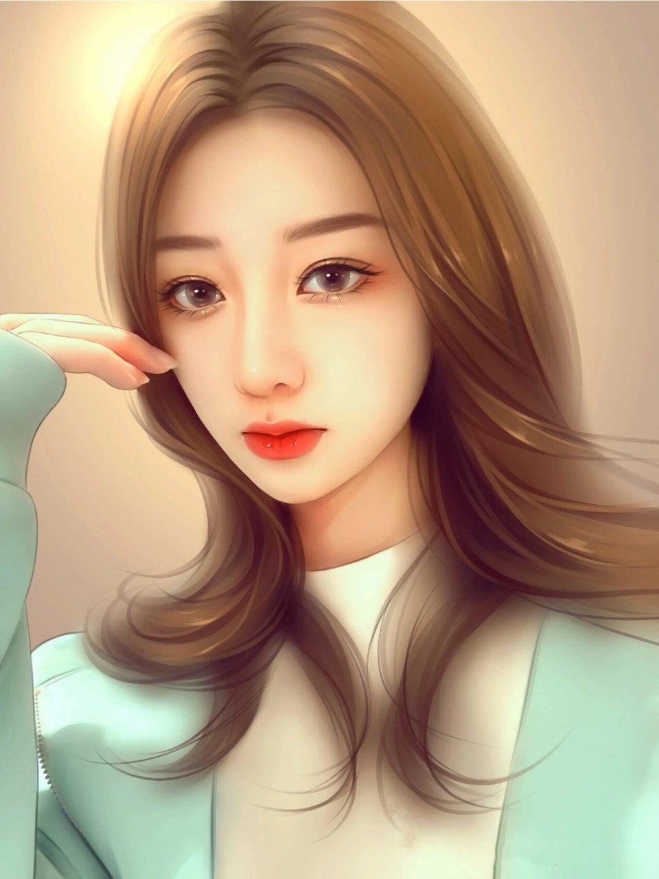 换个唯美霸气的手绘女生手绘头像吧 很哇噻的女孩意境唯美手绘女生头