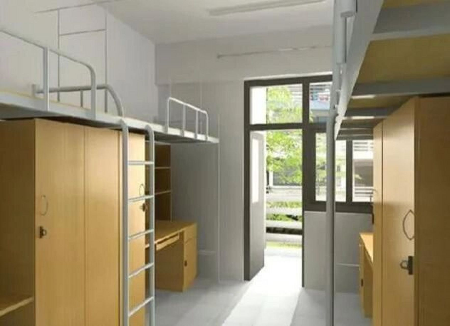 广东工业大学大学城校区四人间宿舍图片 大学城校区只有21届是五人间