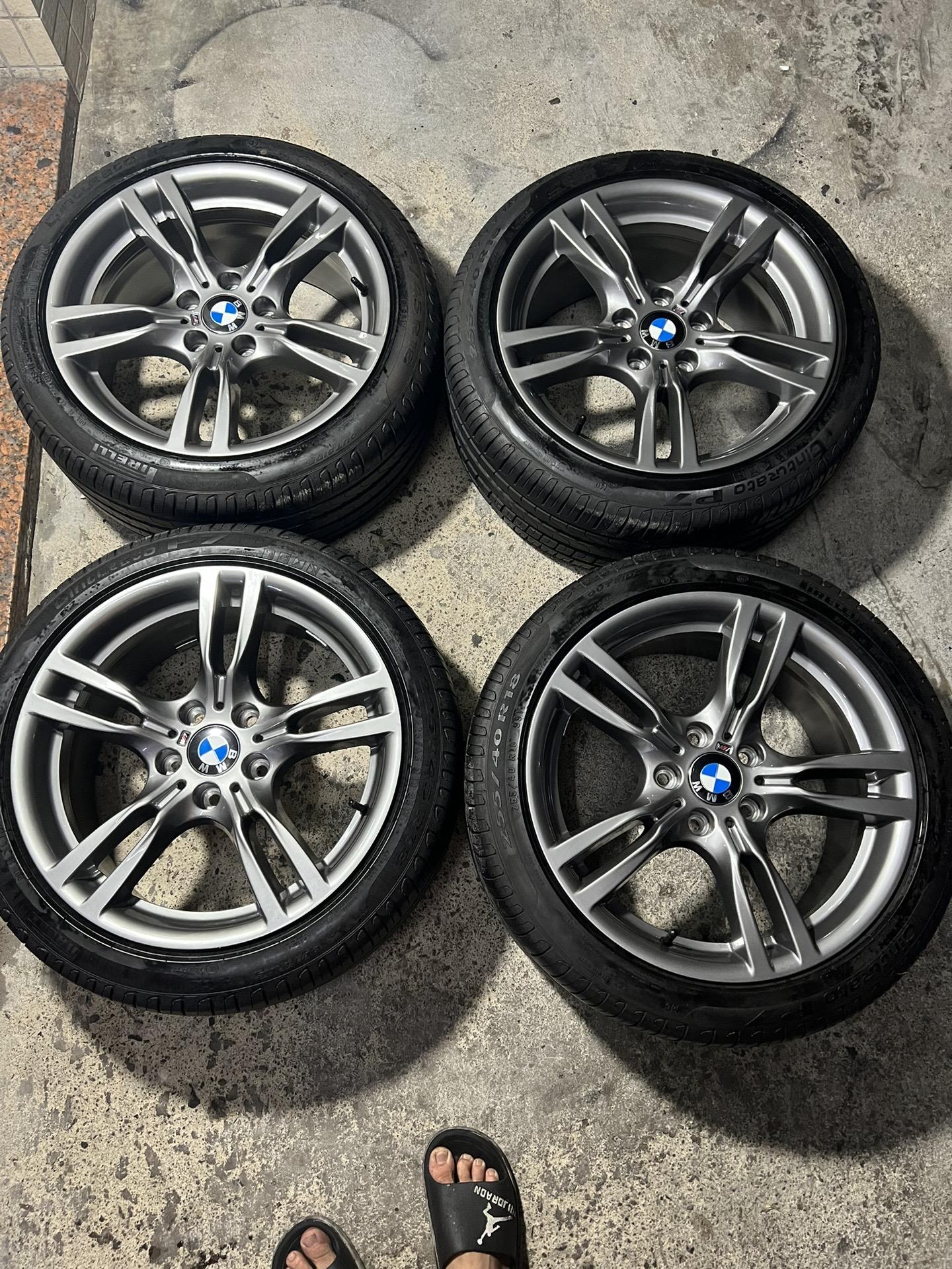 18寸宝马原厂3系400m 高配轮毂    孔距5×120   前18寸8j  et34,后18