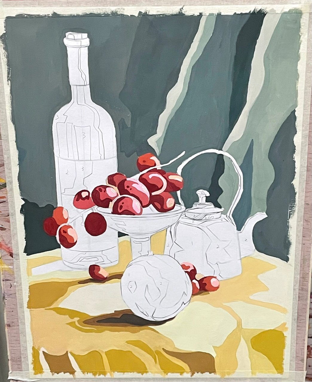 设计色彩归纳 客观写实性平面色彩归纳