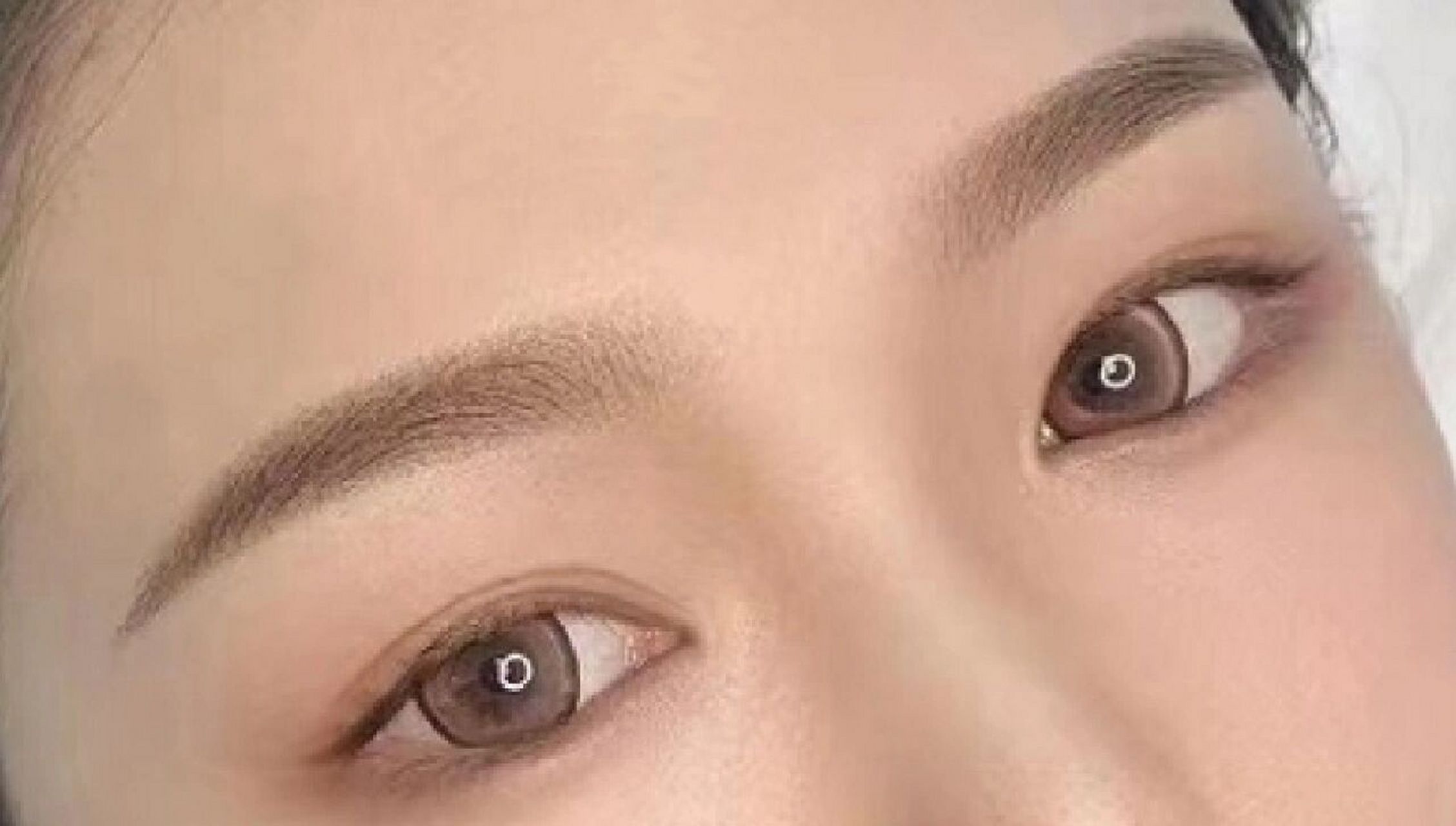 素颜眉和粉妆眉选哪个呢 偶然刷到本地一家店,398纹眉,有两种选择,图