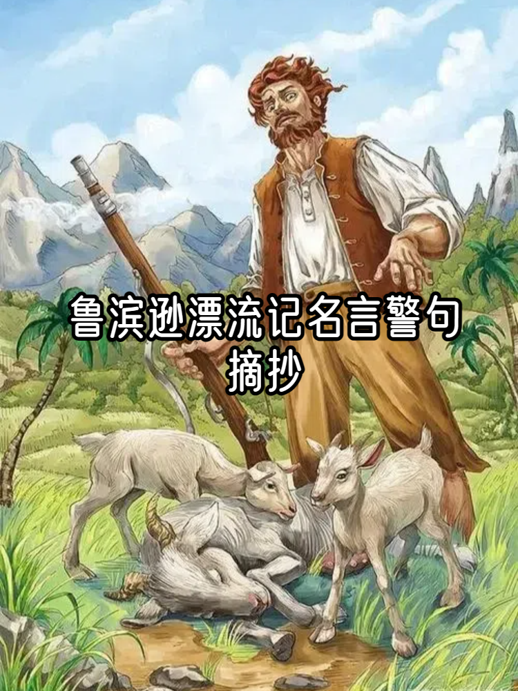 鲁滨逊漂流记名言警句摘抄 沉浸在鲁滨逊漂流记的世界中,你会发现其中