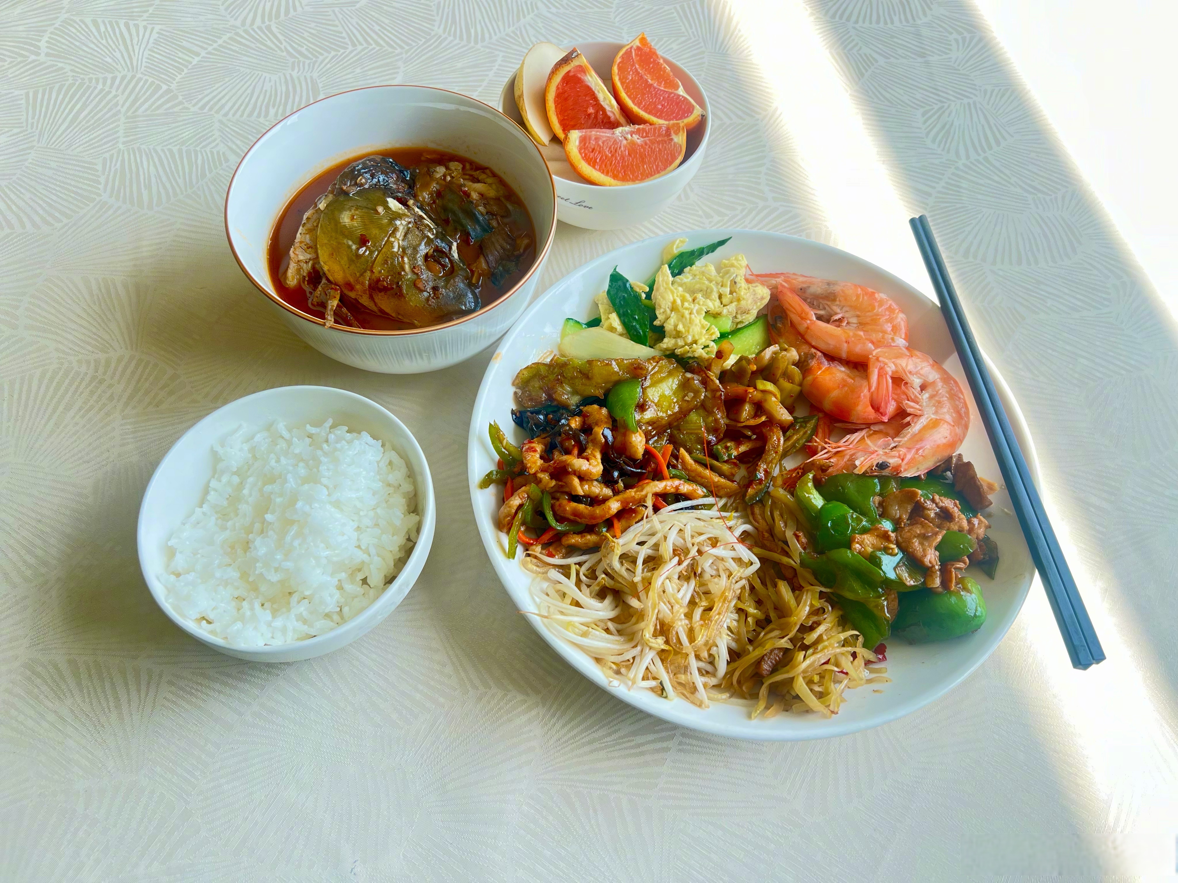 你们中午吃的啥?厨房用火不离人