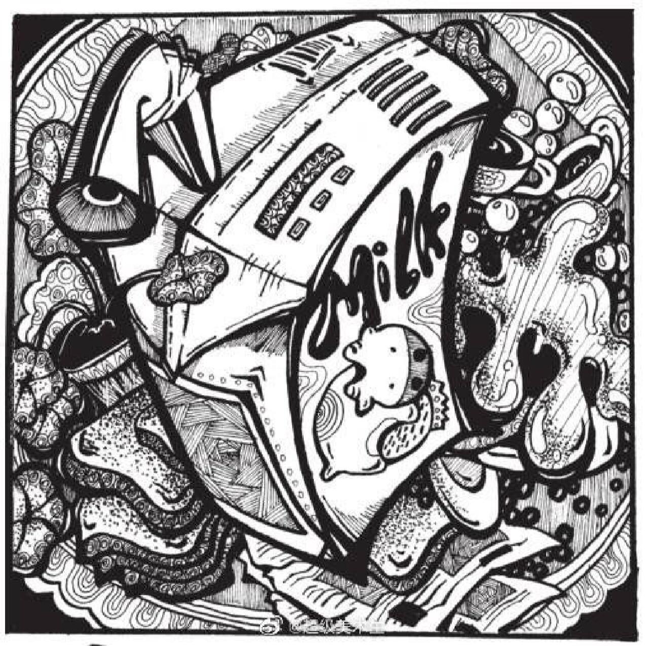 设计考研必看的黑白装饰画素材9797