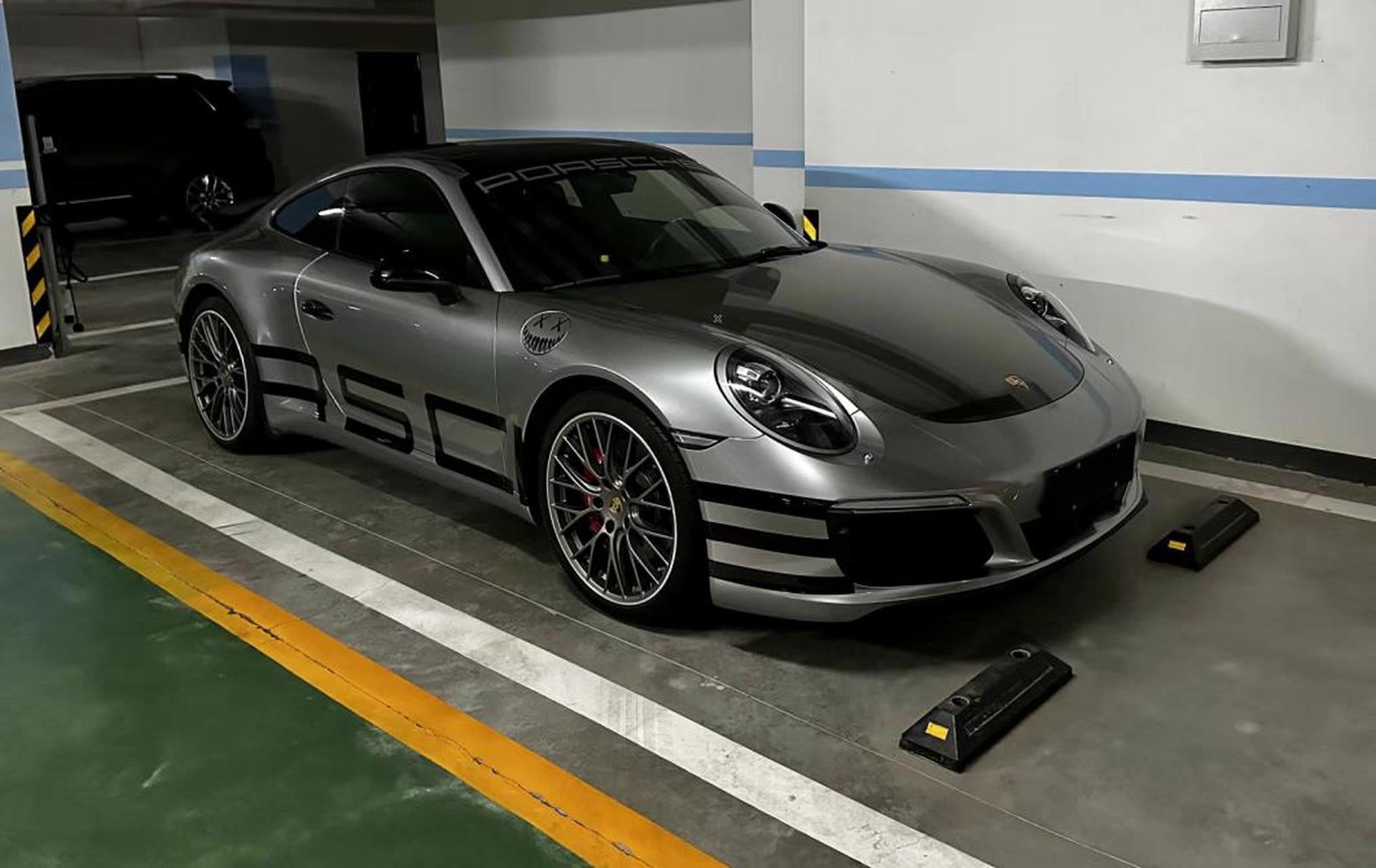 保时捷 保时捷911carrera车贴拉花gt3cayman gt4车身porsche跑车侧裙