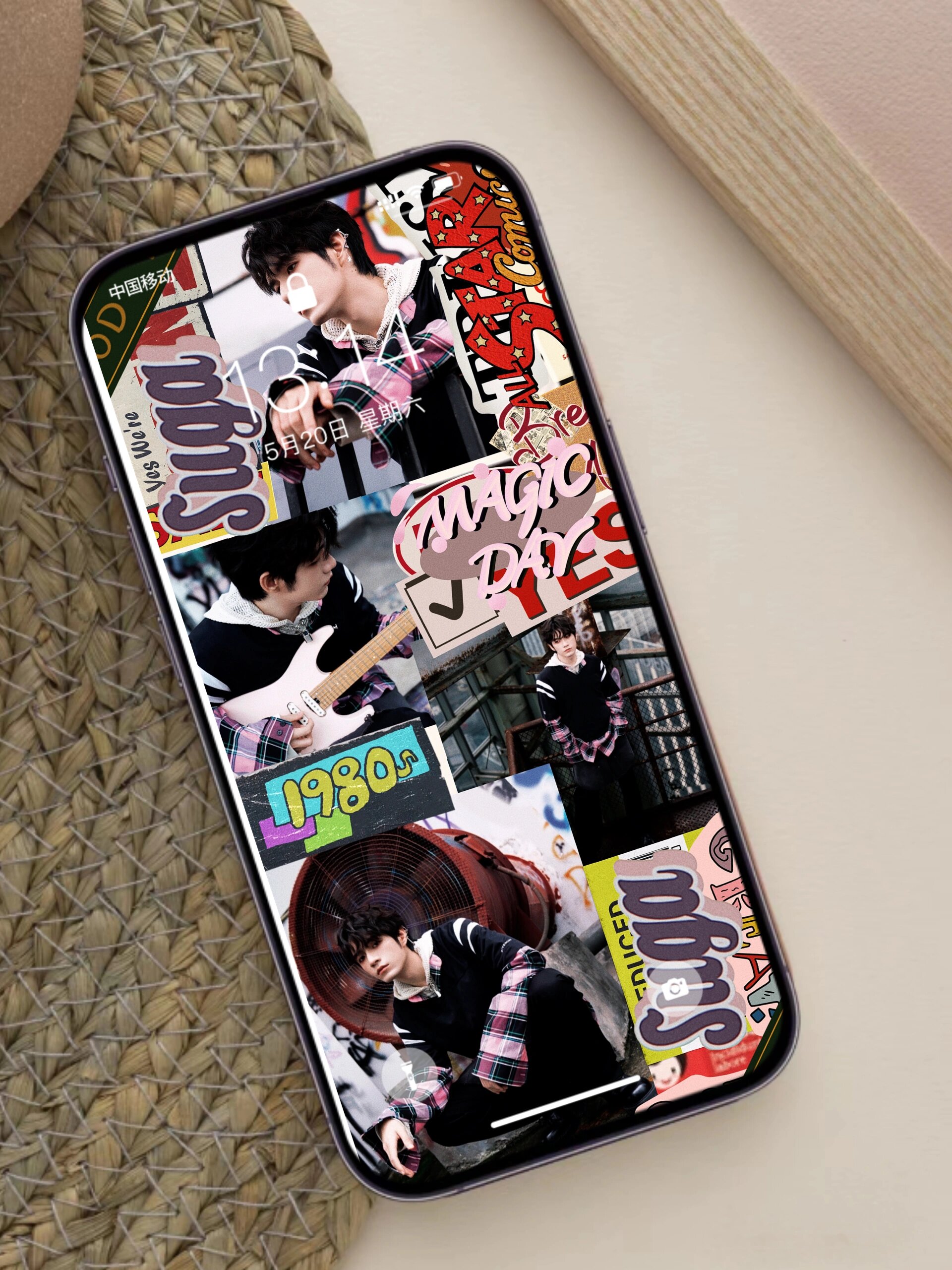 张颜齐锁屏壁纸 | 你留名我来做!