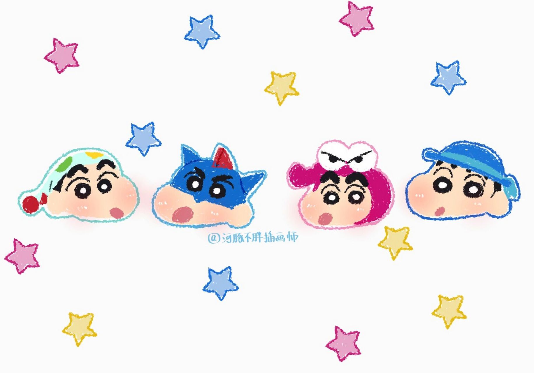 蜡笔小新ipad/电脑壁纸 今日份更新#ipad壁纸# #蜡笔小新壁纸# #电脑