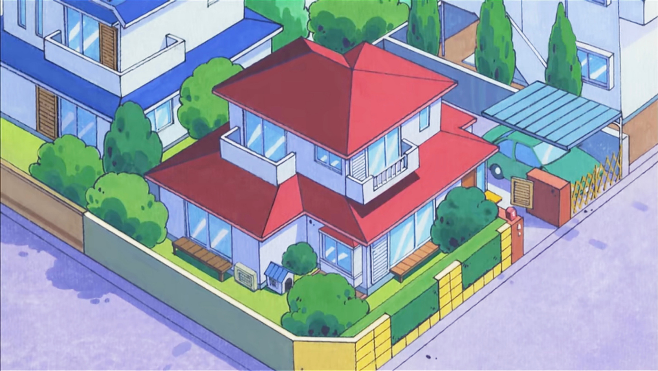 蜡笔小新家的房子 好喜欢收集不同版本野原家的房子