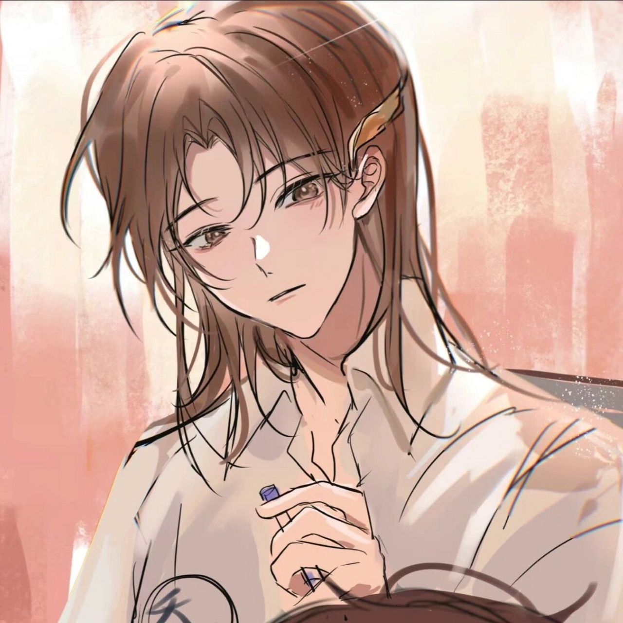 男生动漫模糊头像