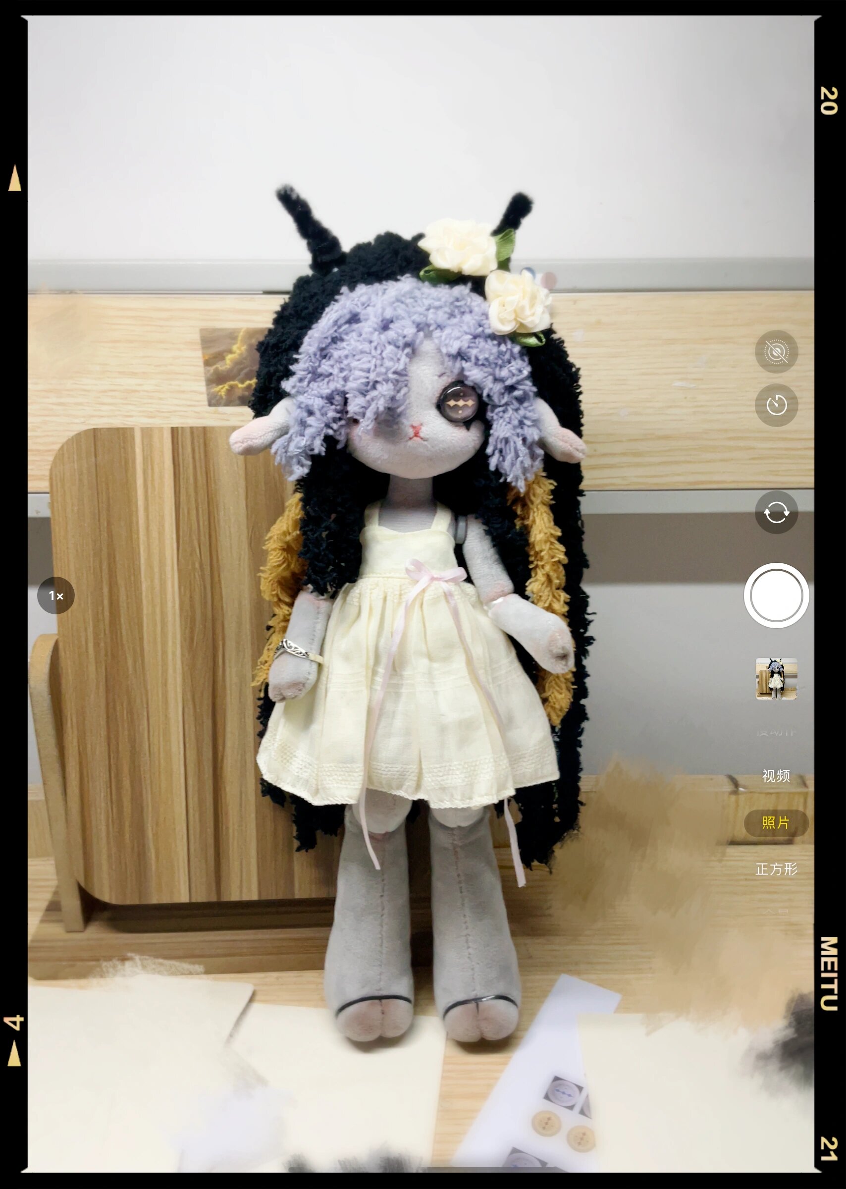 鬼妈妈玩偶小羊版图出来辽!有两款哦!